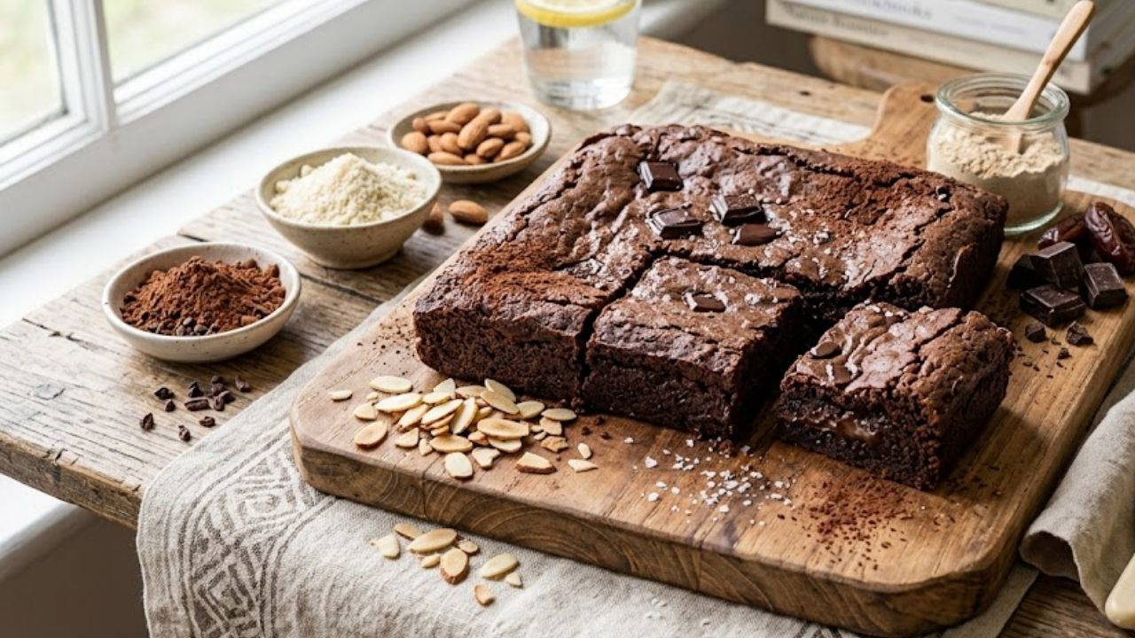 Colyak dostu badem unlu yuksek proteinli brownie tarifi xjSM9ljS